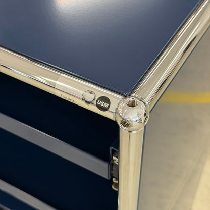 USM Haller Sideboard 2x2 stahlblau