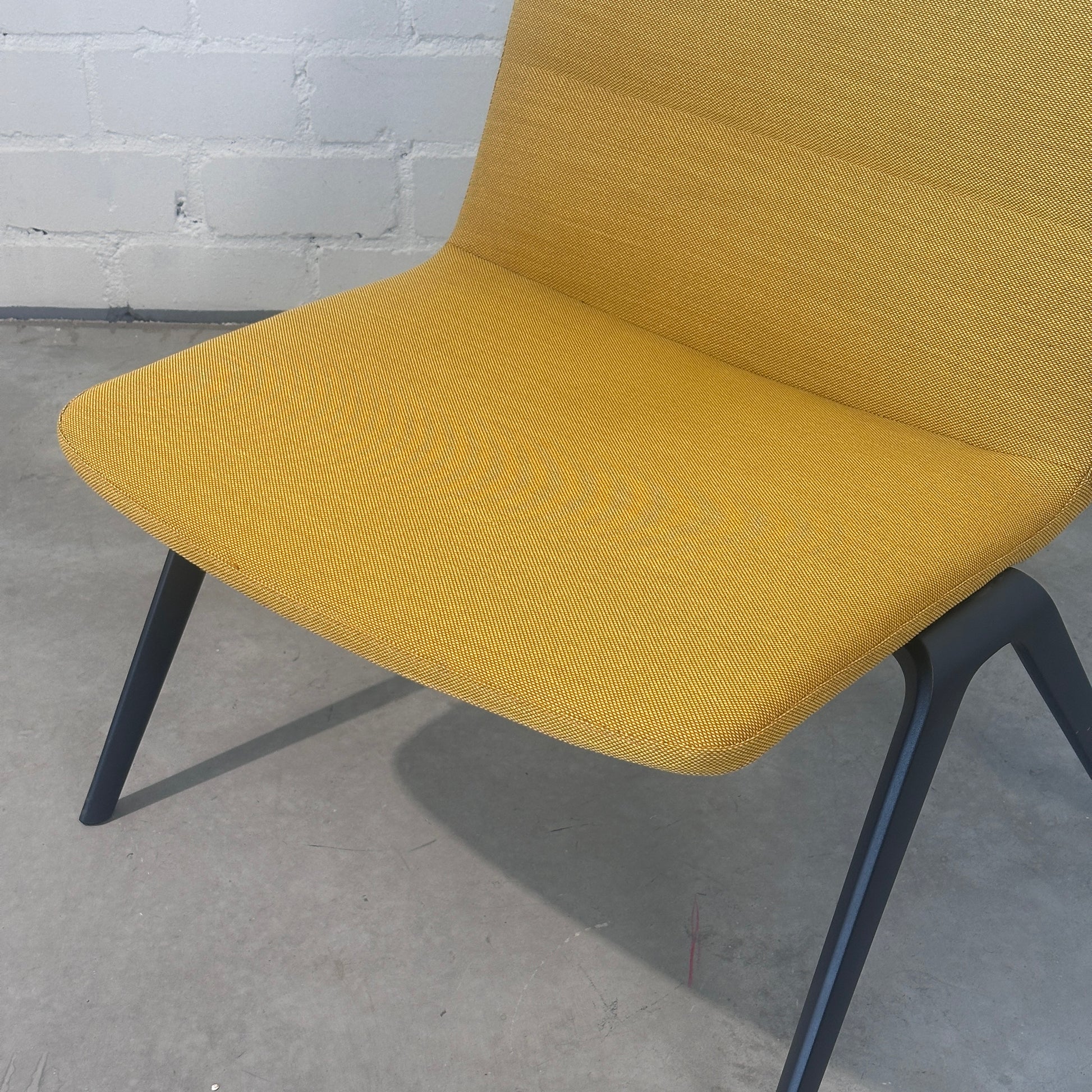 Brunner Loungesessel A-Lounge gelb/schwarz