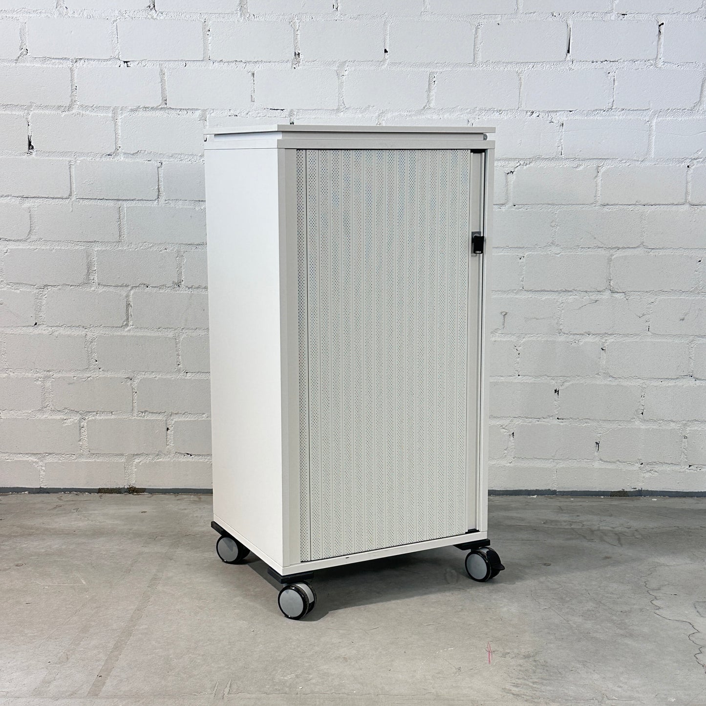 Steelcase Aktencaddy / Rollschrank Moby weiß