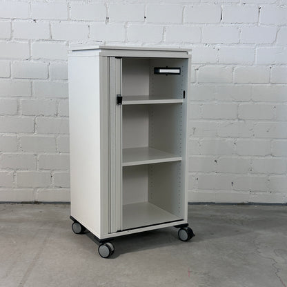 Steelcase Aktencaddy / Rollschrank Moby weiß