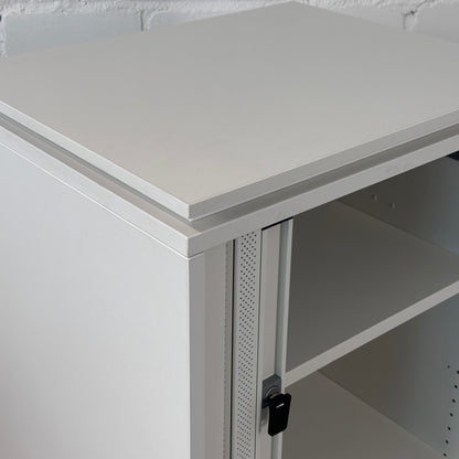 Steelcase Aktencaddy / Rollschrank Moby weiß