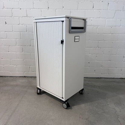 Steelcase Aktencaddy / Rollschrank Moby weiß