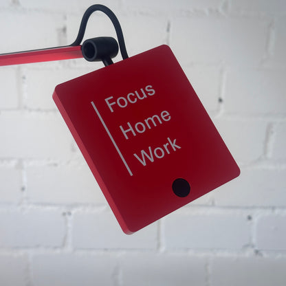 Waldmann PARA.MI Schreibtischleuchte rot inkl. Standfuß