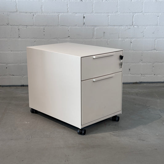 Vitra MBE Rollcontainer 2 Schubladen weiß