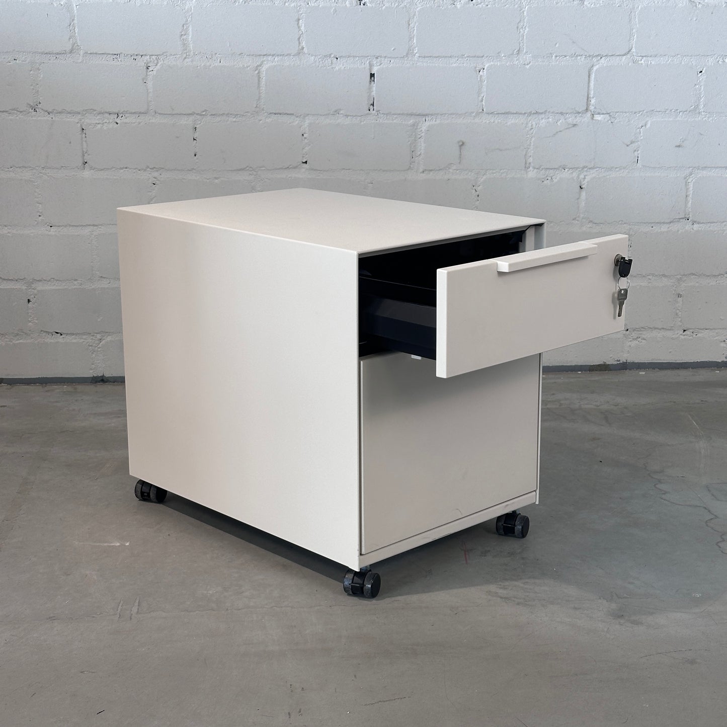 Vitra MBE Rollcontainer 2 Schubladen weiß