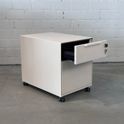 Vitra MBE Rollcontainer 2 Schubladen weiß