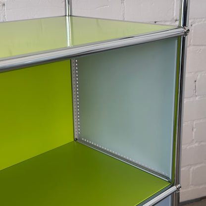 USM Haller Highboard 1x4 lichtgrau / hellgrün