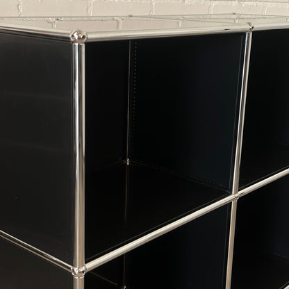 USM Haller Sideboard 2x2 schwarz offen