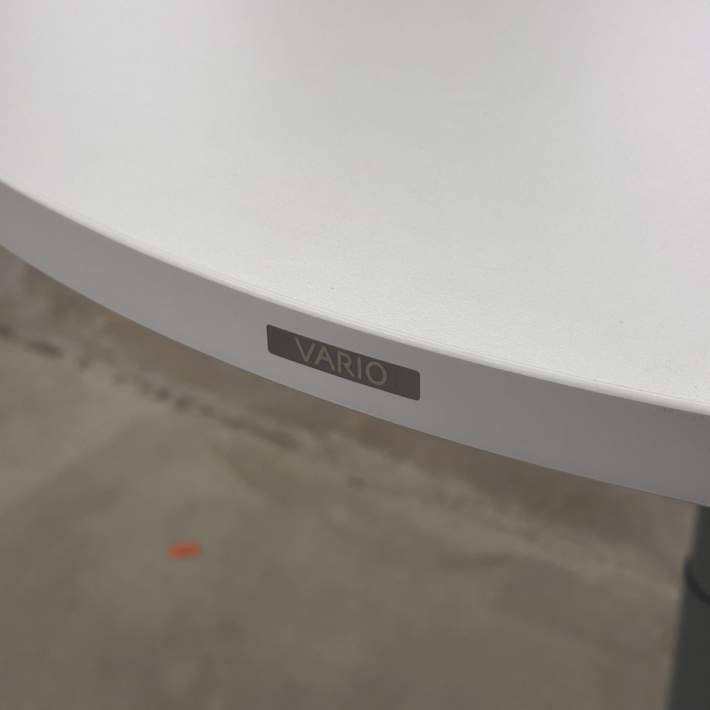 Vario Besprechungstisch 90cm höhenverstellbar weiß