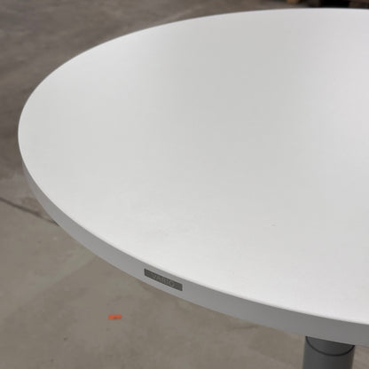 Vario Besprechungstisch 90cm höhenverstellbar weiß