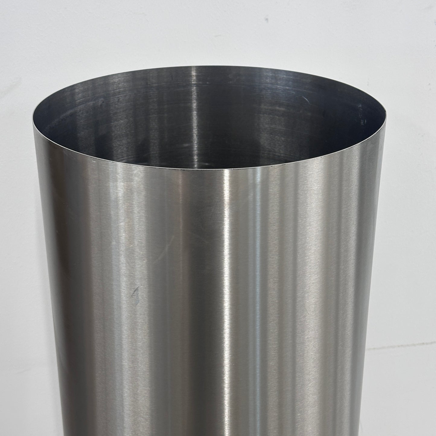 Edelstahl Pflanzgefäß hoch 90x35cm