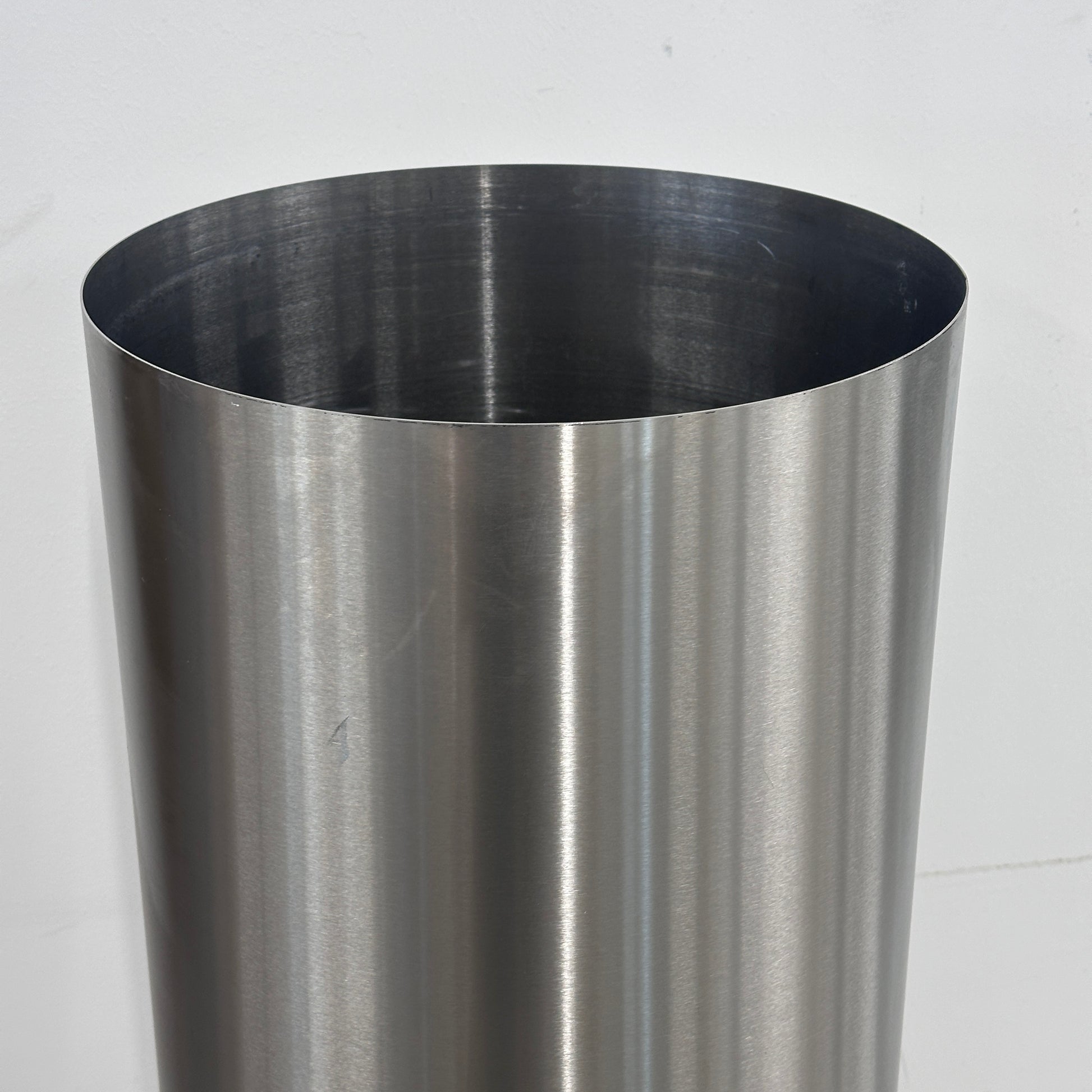 Edelstahl Pflanzgefäß hoch 90x35cm