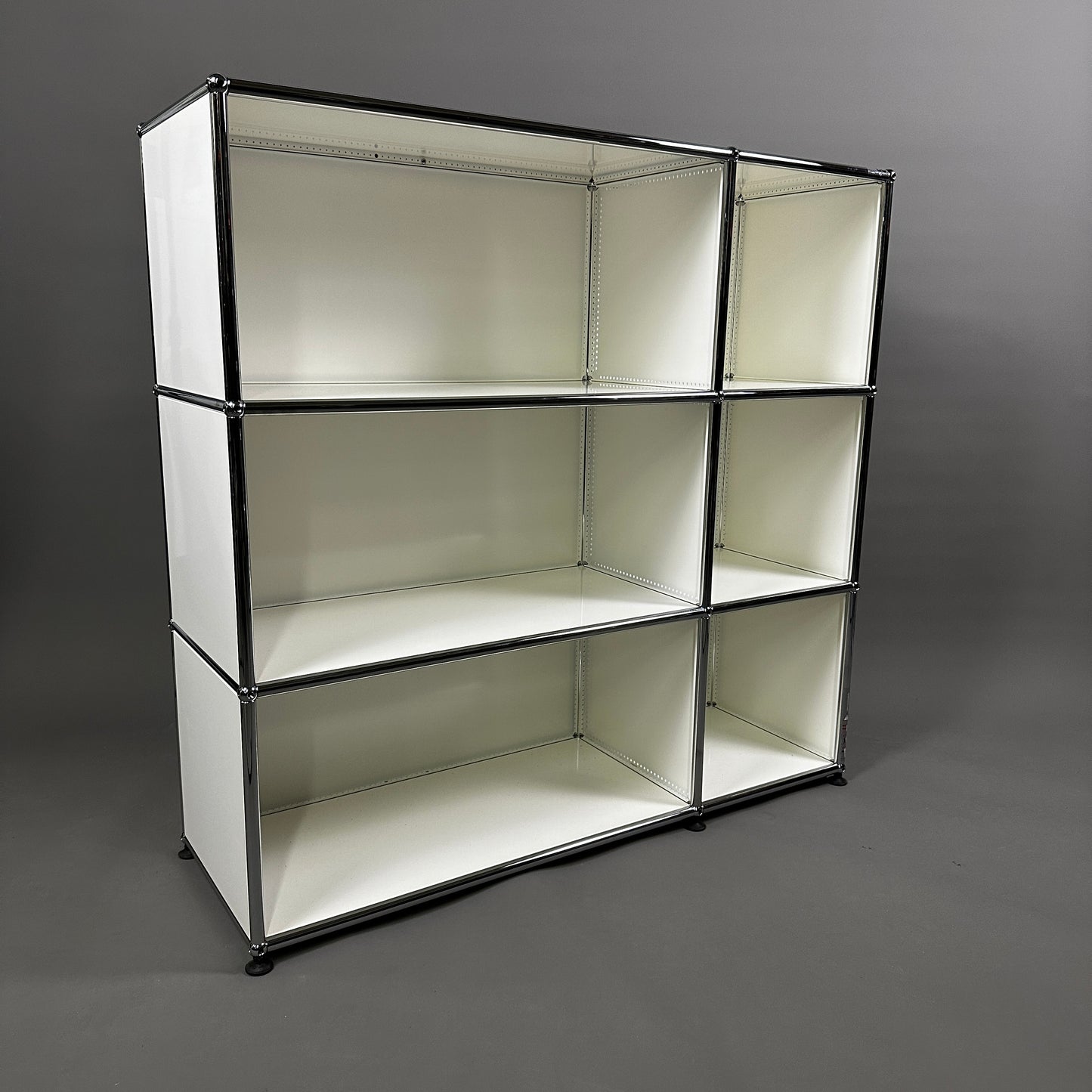 USM Haller Highboard 2x3 offen weiß