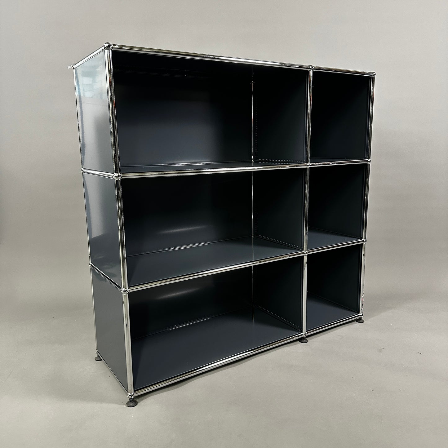 USM Haller Highboard 2x3 offen anthrazit