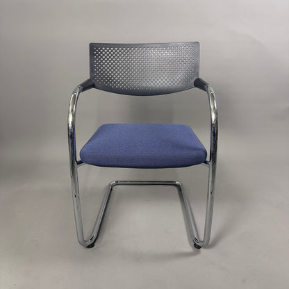 Vitra Visavis 2 schwarz/blau