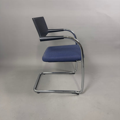 Vitra Visavis 2 schwarz/blau