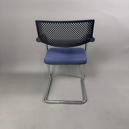 Vitra Visavis 2 schwarz/blau