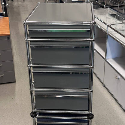 USM Haller Standcontainer Mittelgrau 4 Schubladen [AKTION -20%]