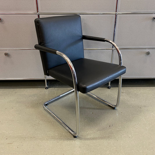 Vitra Visasoft Leder schwarz