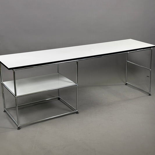 USM Haller Schreibtisch weiß 200x50