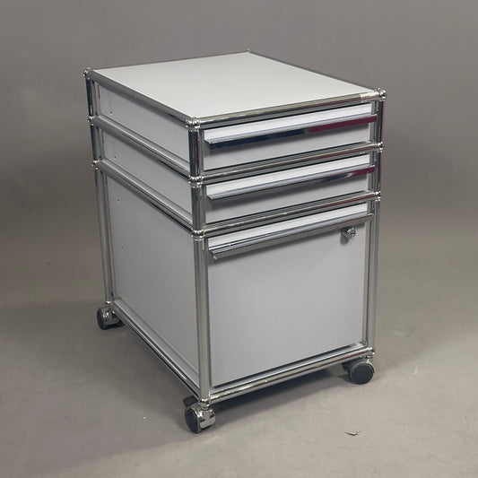 USM Haller Rollcontainer Hellgrau 3 Schubladen [AKTION -10%]