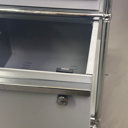 USM Haller Rollcontainer Hellgrau 3 Schubladen [AKTION -10%]