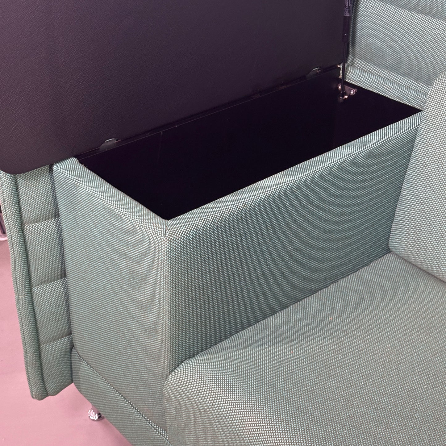 Vitra Alcove Highback Work grün / türkis