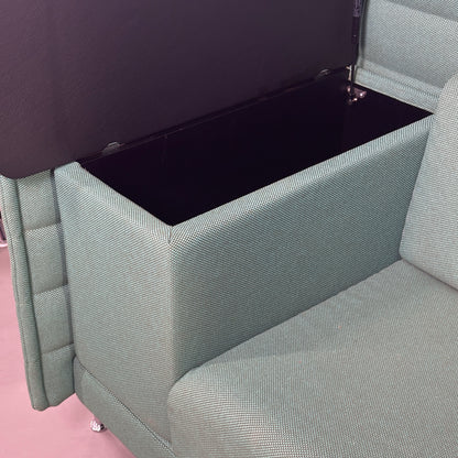Vitra Alcove Highback Work grün / türkis