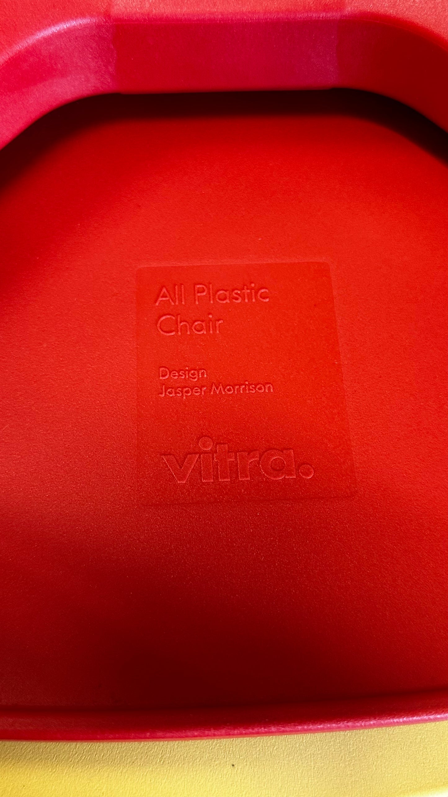 Vitra All Plastic Chair Backstein