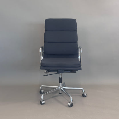 Vitra EA 219 Stoff schwarz Chrom