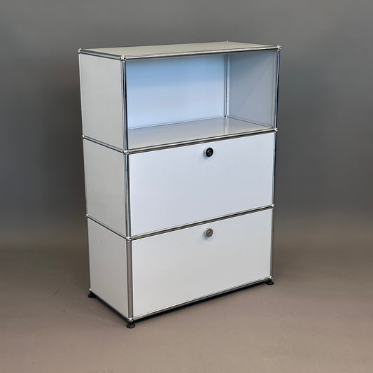 USM Haller Highboard 1x3 lichtgrau mit 2 Klappen