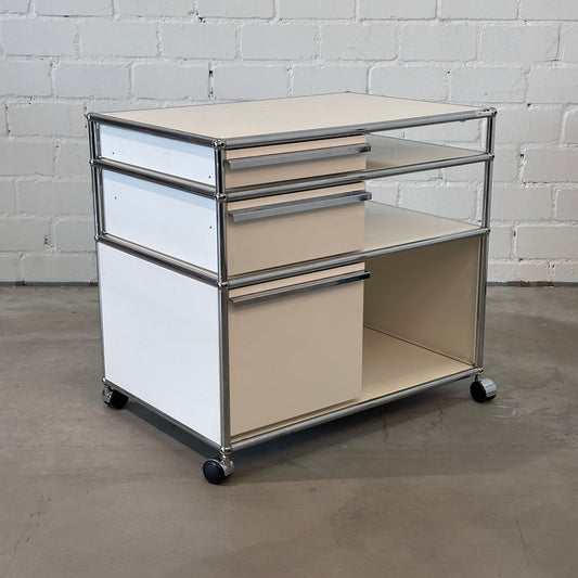 USM Haller Druckerwagen / Rollwagen Weiß
