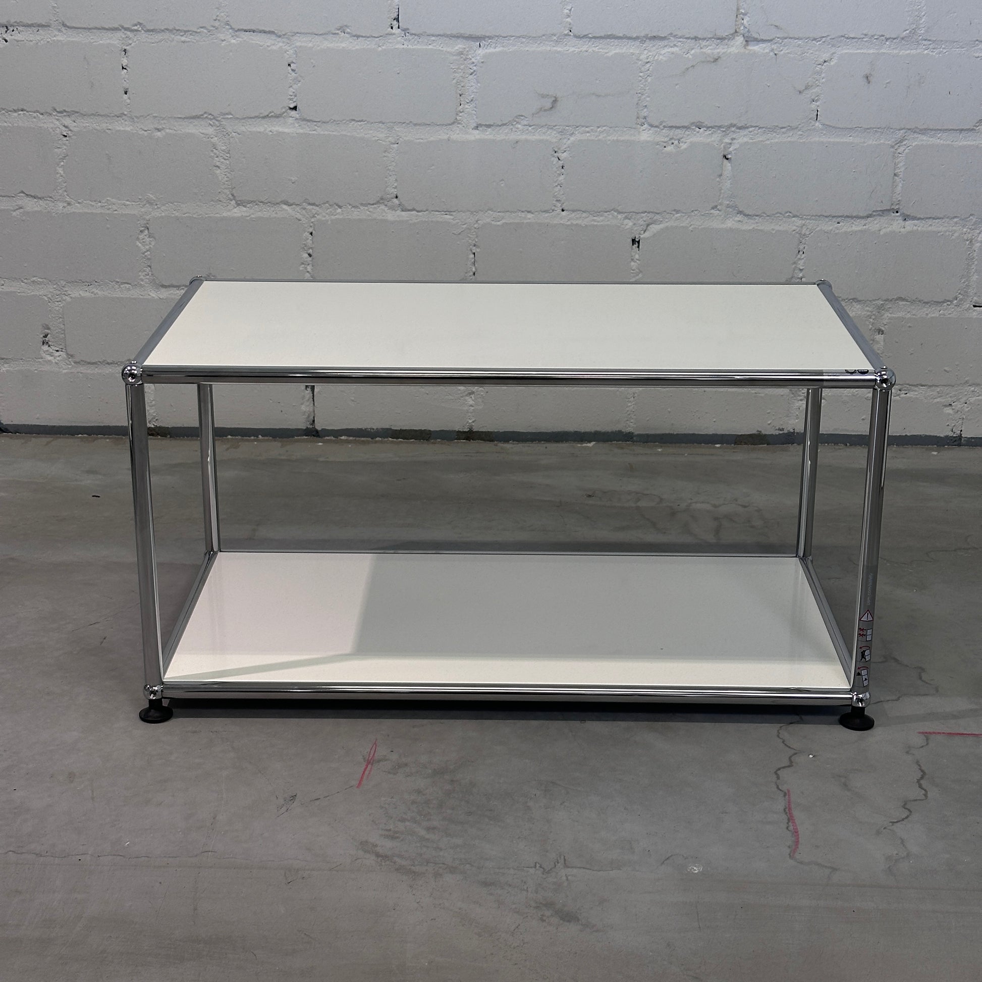 USM Haller Beistelltisch weiß 35x75cm