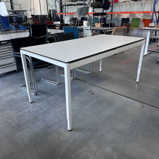9x HPL Schreibtische / Labortische 180x90 weiß [AKTION -92%]