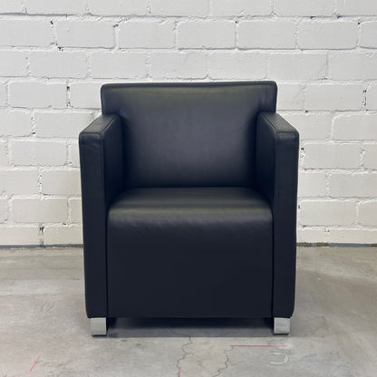 COR Quant Sessel Leder schwarz