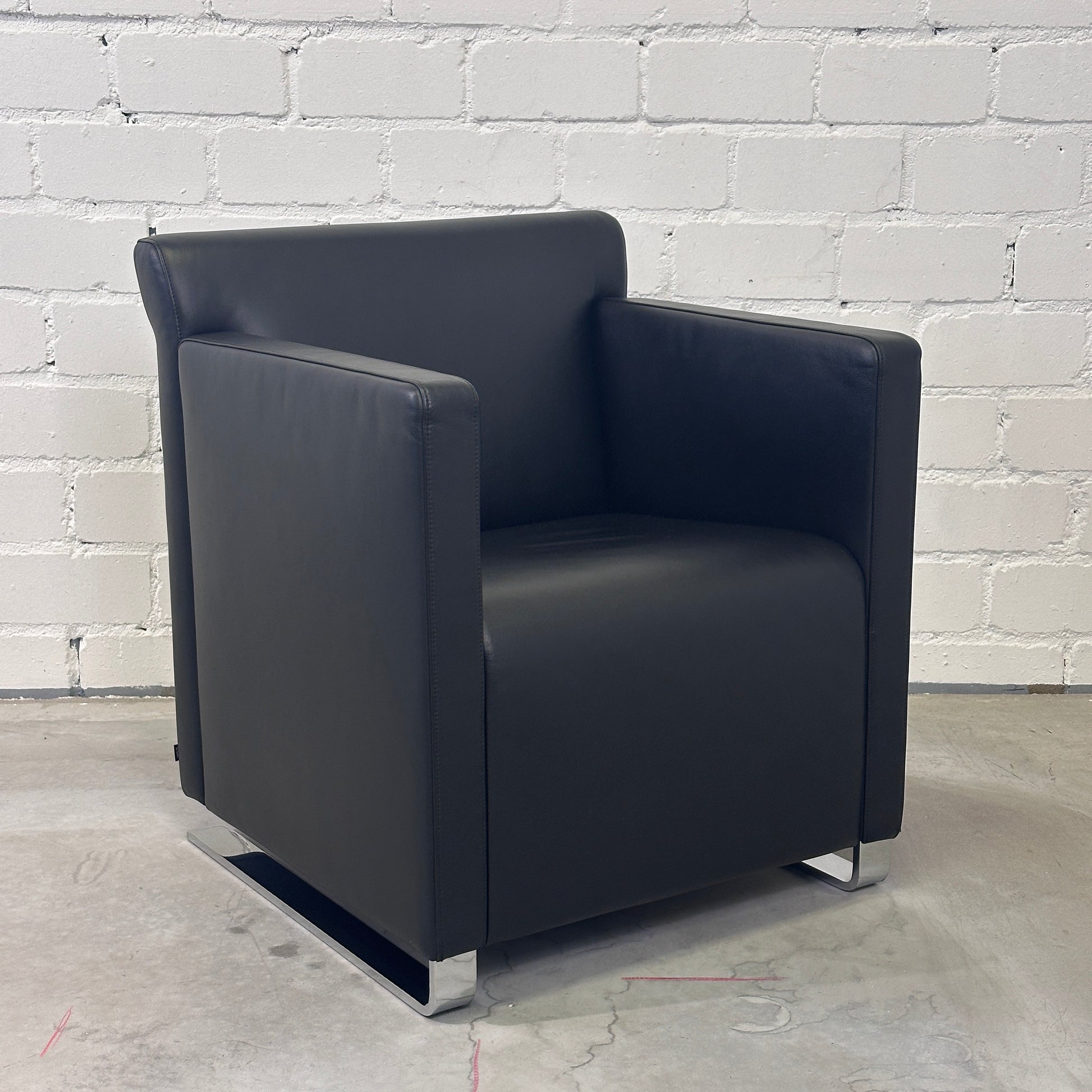 COR Quant Sessel Leder schwarz