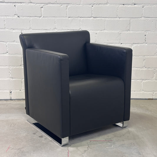 COR Quant Sessel Leder schwarz