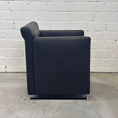 COR Quant Sessel Leder schwarz