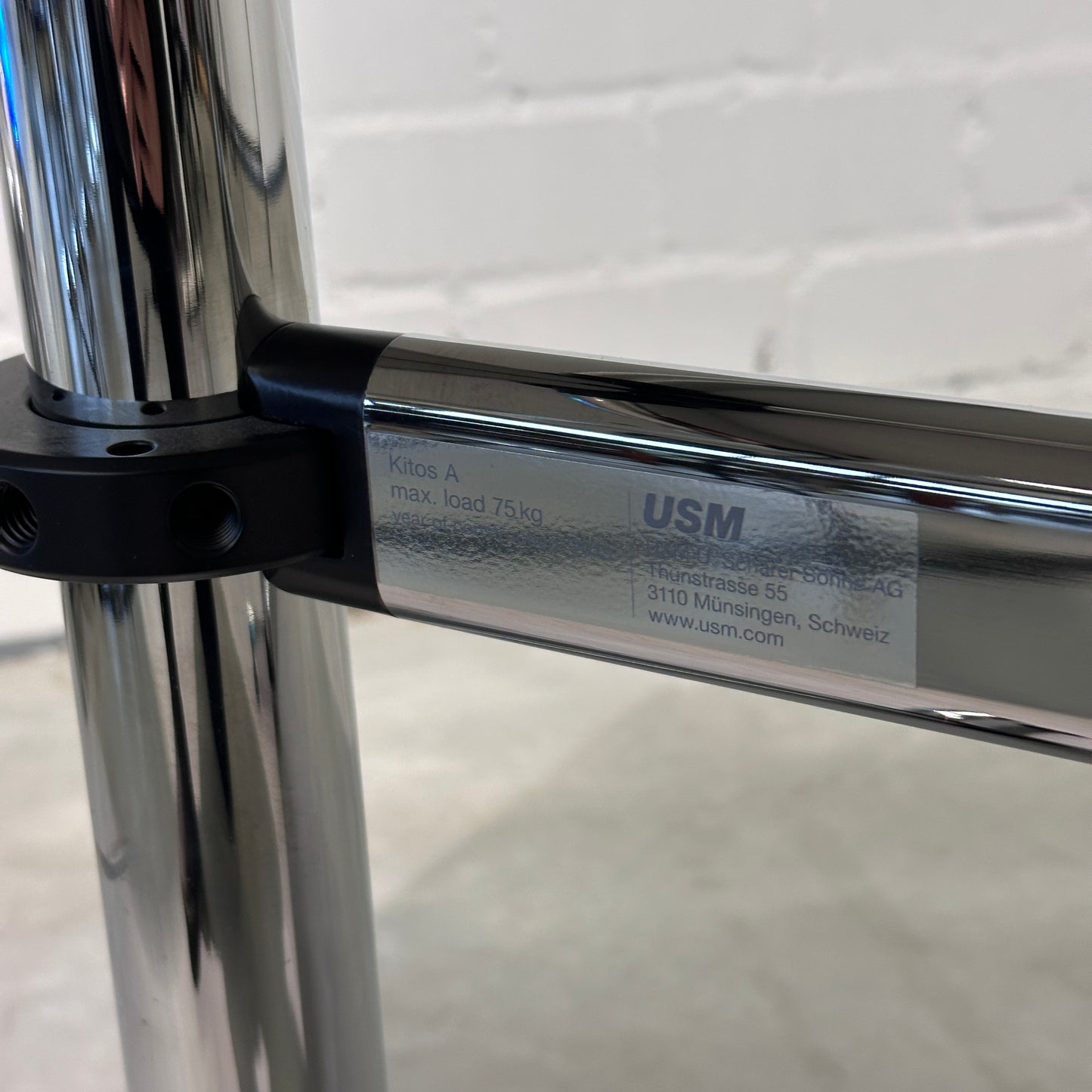 USM Kitos A Schreibtisch 175x75cm weiß