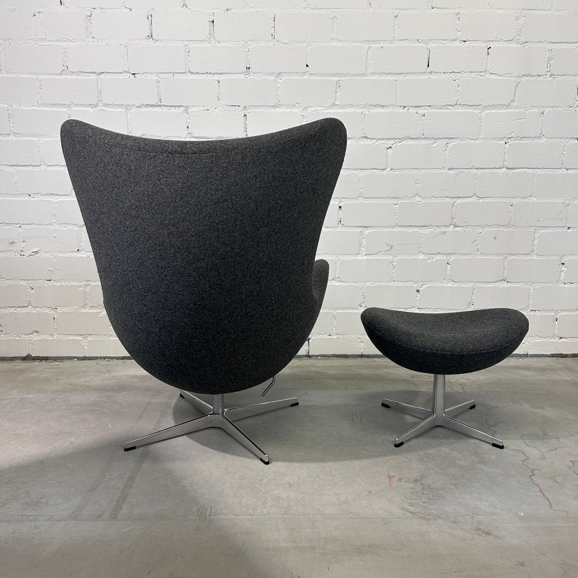 Fritz Hansen Egg Chair Re-Wool grau [NEUWARE]