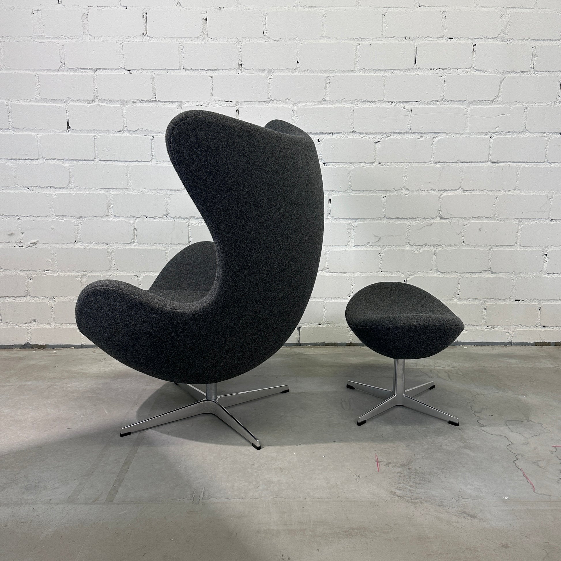 Fritz Hansen Egg Chair Re-Wool grau [NEUWARE]