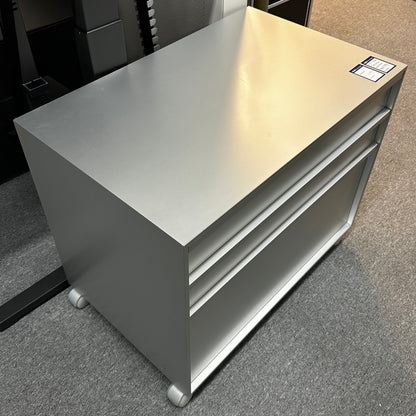 MDF Italia Rollcontainer Silber