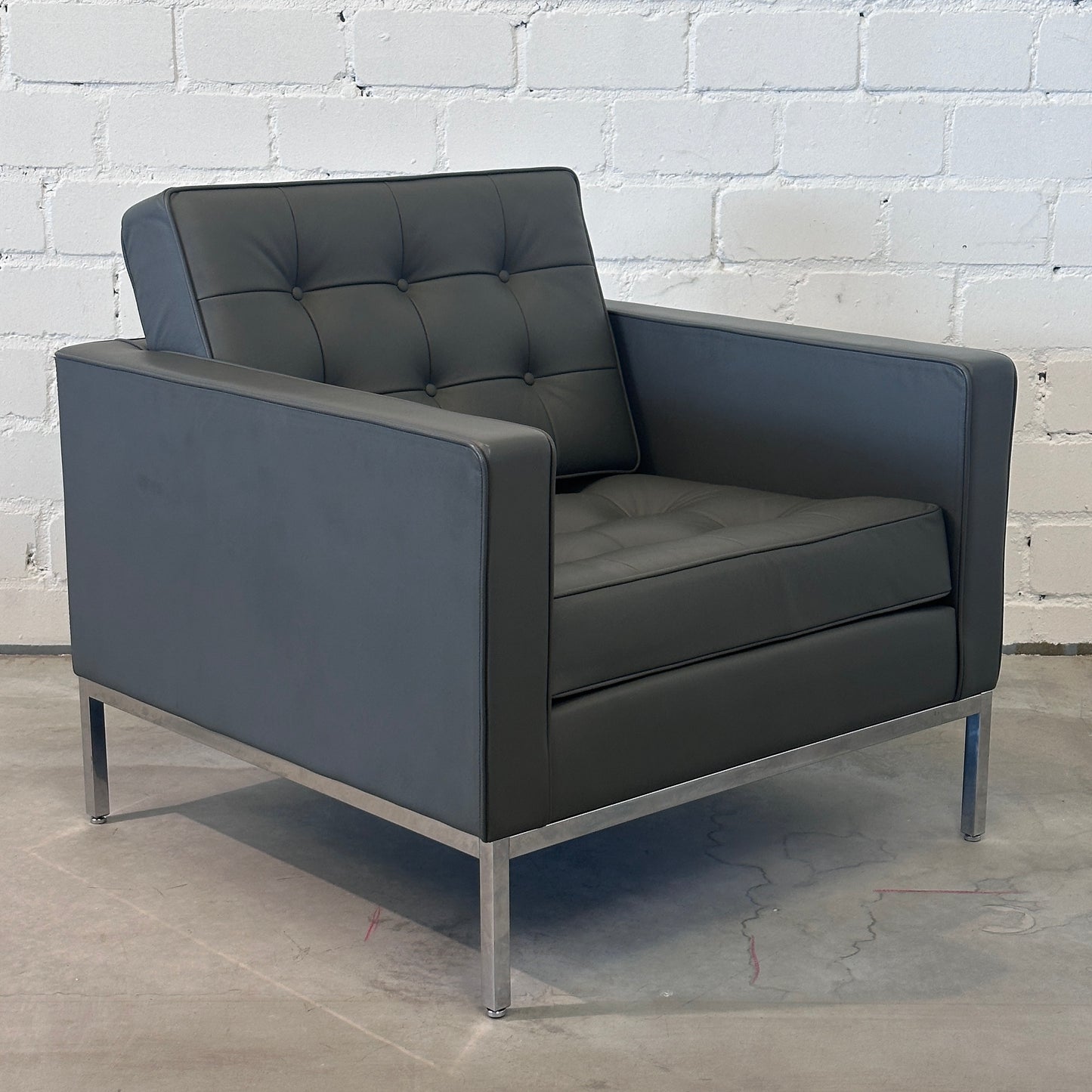 Walter Knoll Florence Sessel Leder mauvegrau