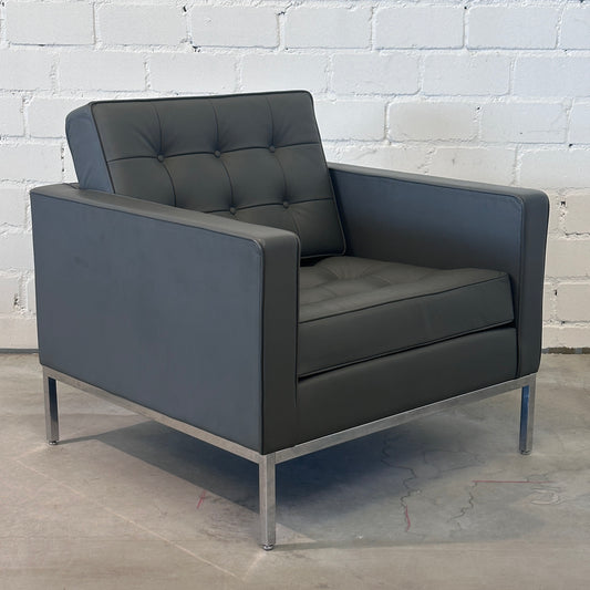 Walter Knoll Florence Sessel Leder mauvegrau