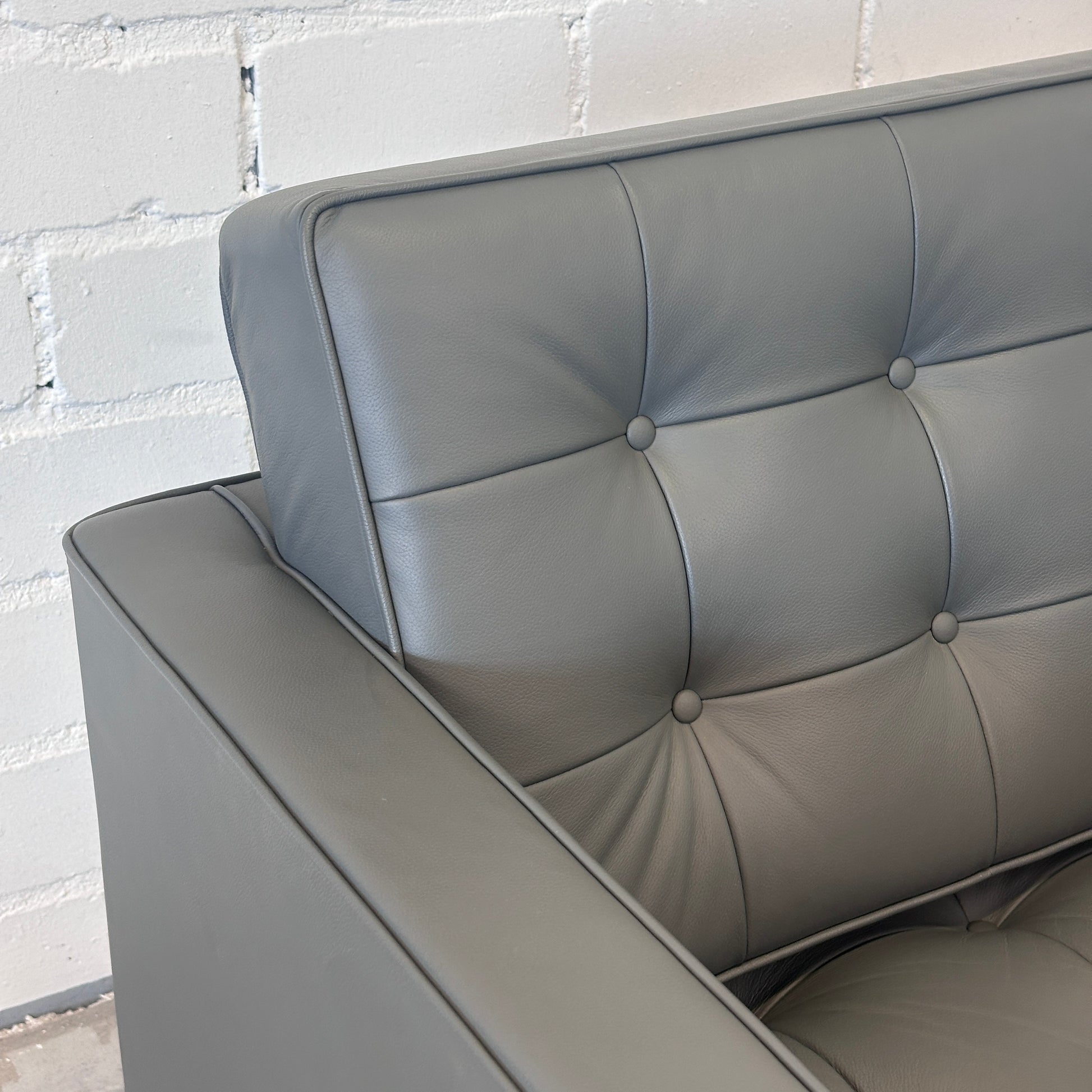 Walter Knoll Florence Sessel Leder mauvegrau