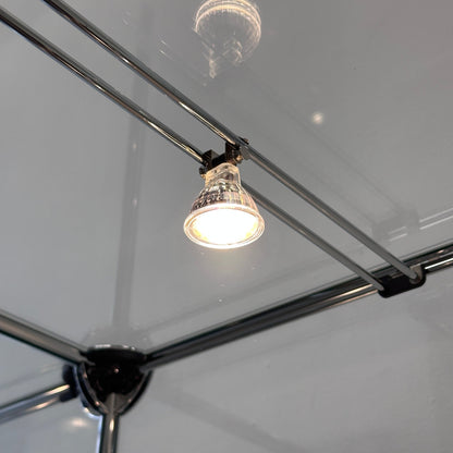 USM Haller Vitrine Halogen Beleuchtung Glas schwarz innenbeleuchtet