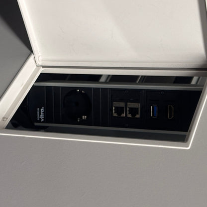 Vitra Ad Hoc Konferenztisch rund 175cm weiß