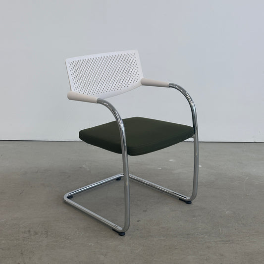 Vitra Visavis 2 weiß/grün