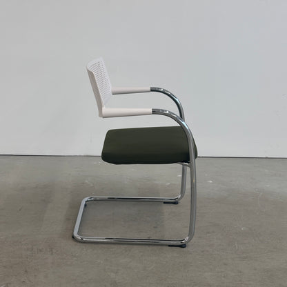 Vitra Visavis 2 weiß/grün