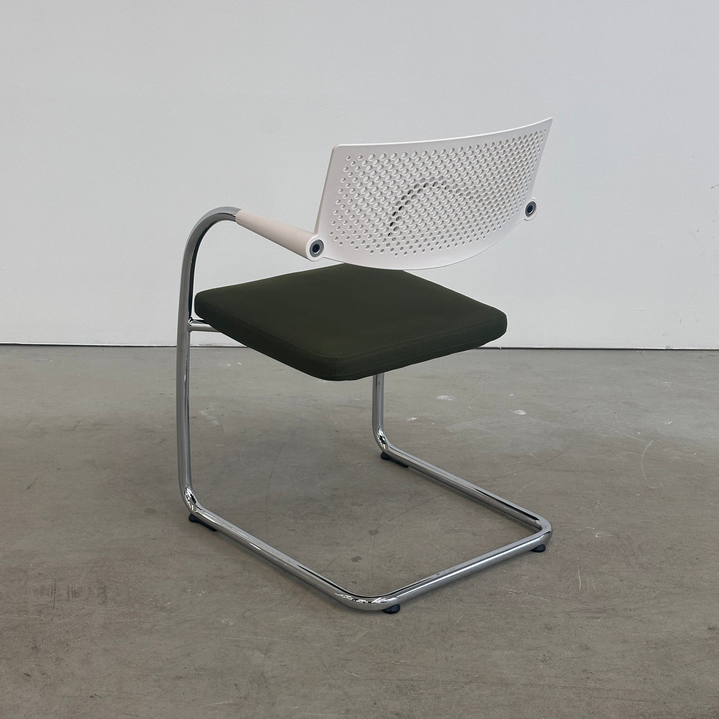 Vitra Visavis 2 weiß/grün